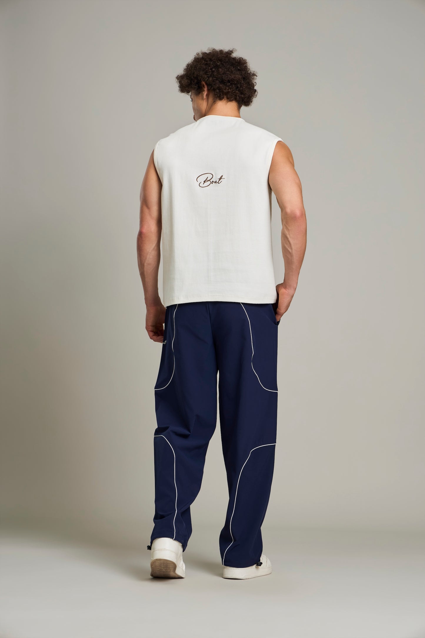 Bout Ribbed Muscle Tank - Off White
