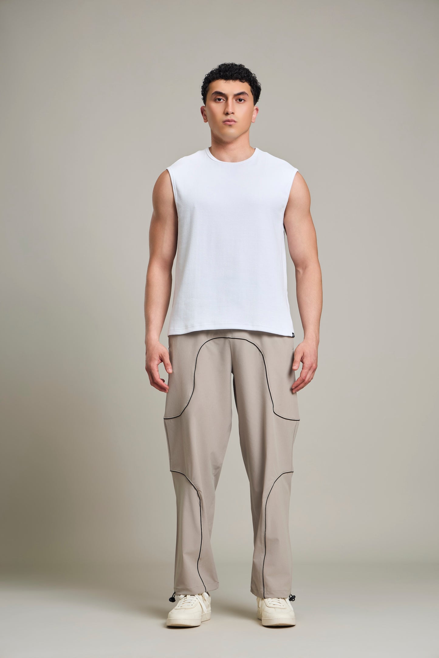 Bout Ribbed Muscle Tank - White