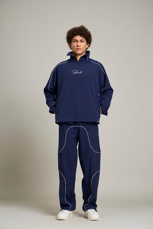 Bout Street Motion Tracksuit Set - Navy Blue