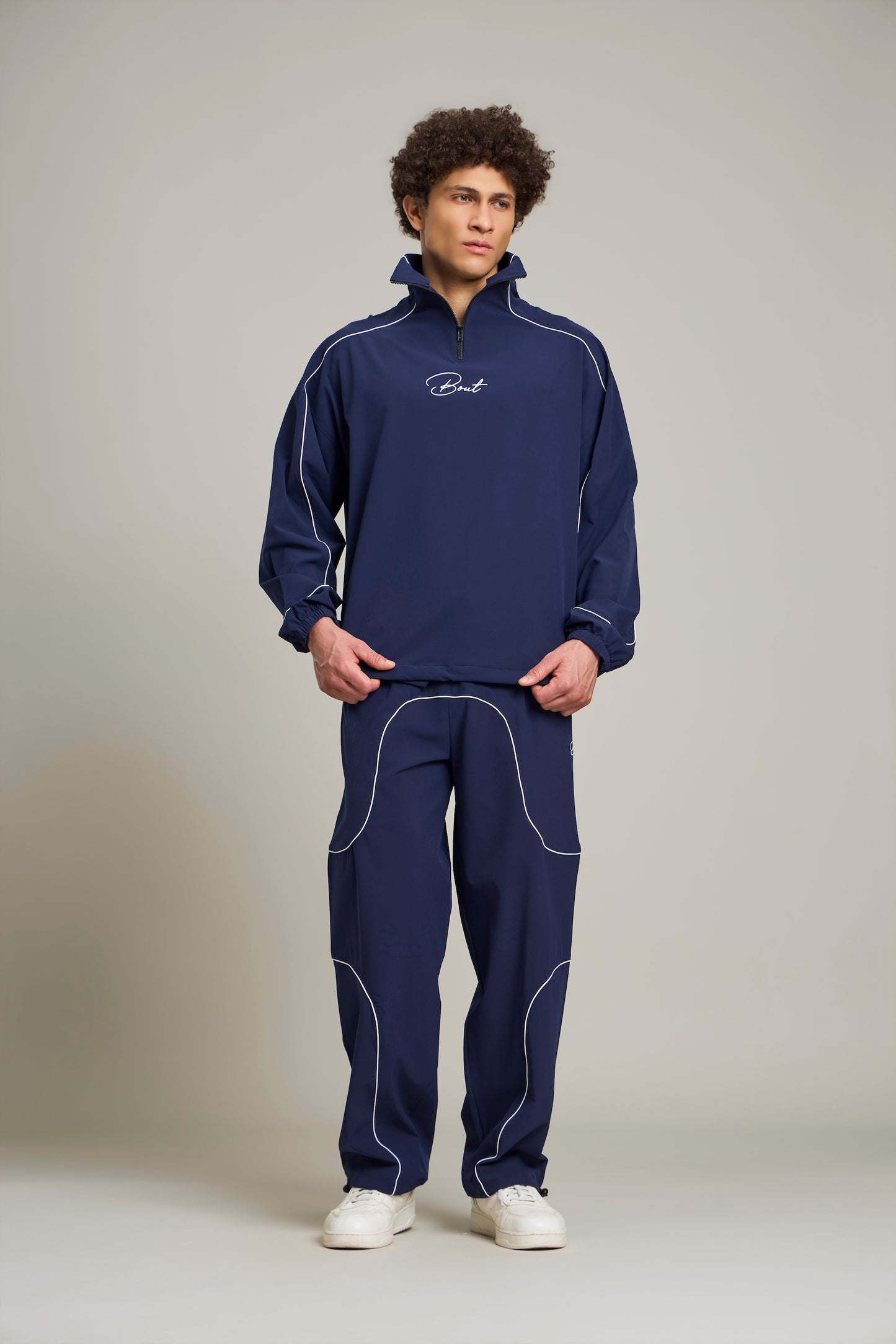 Bout Street Motion Tracksuit Set - Navy Blue