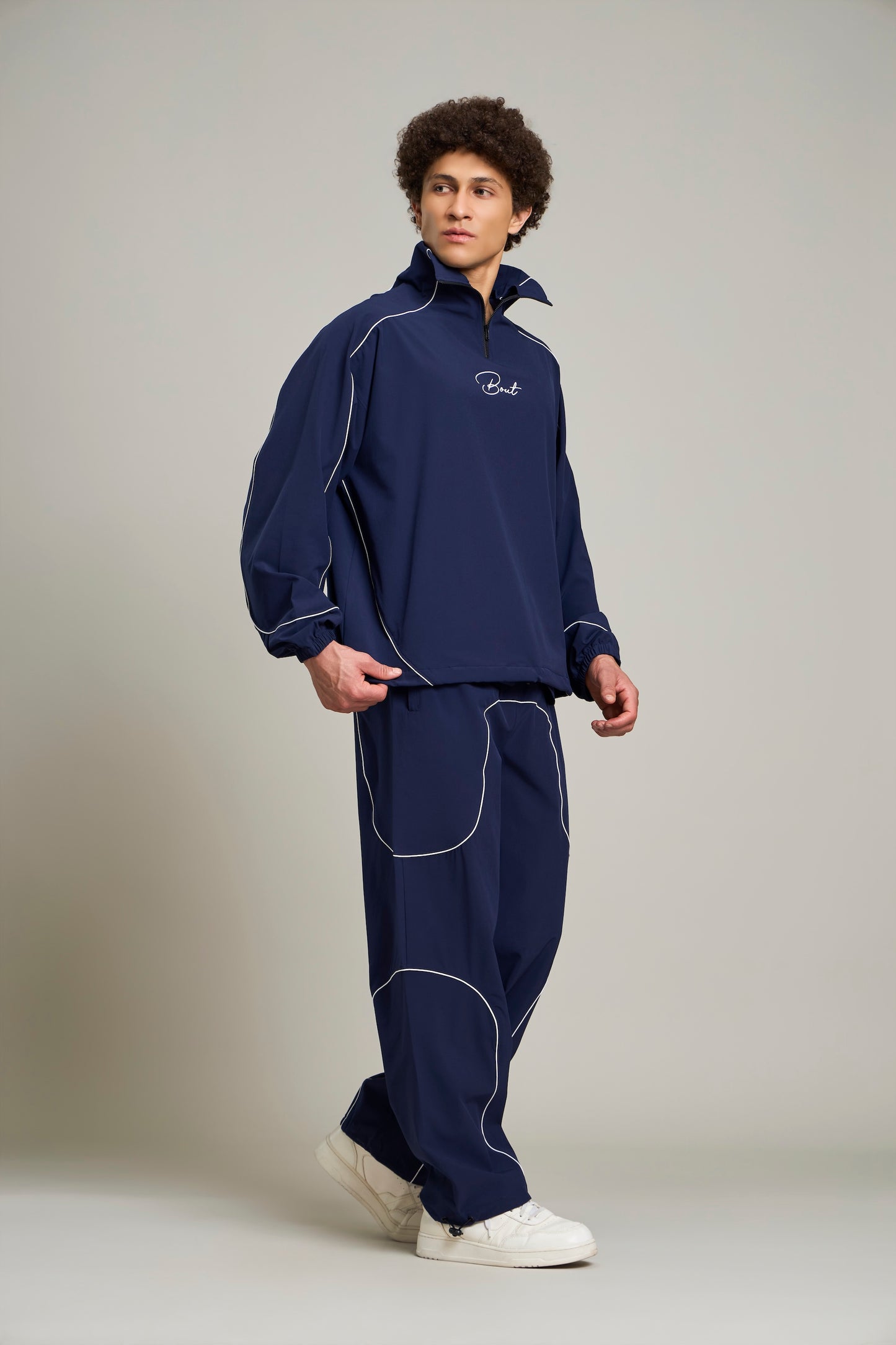Bout Street Motion Tracksuit Set - Navy Blue