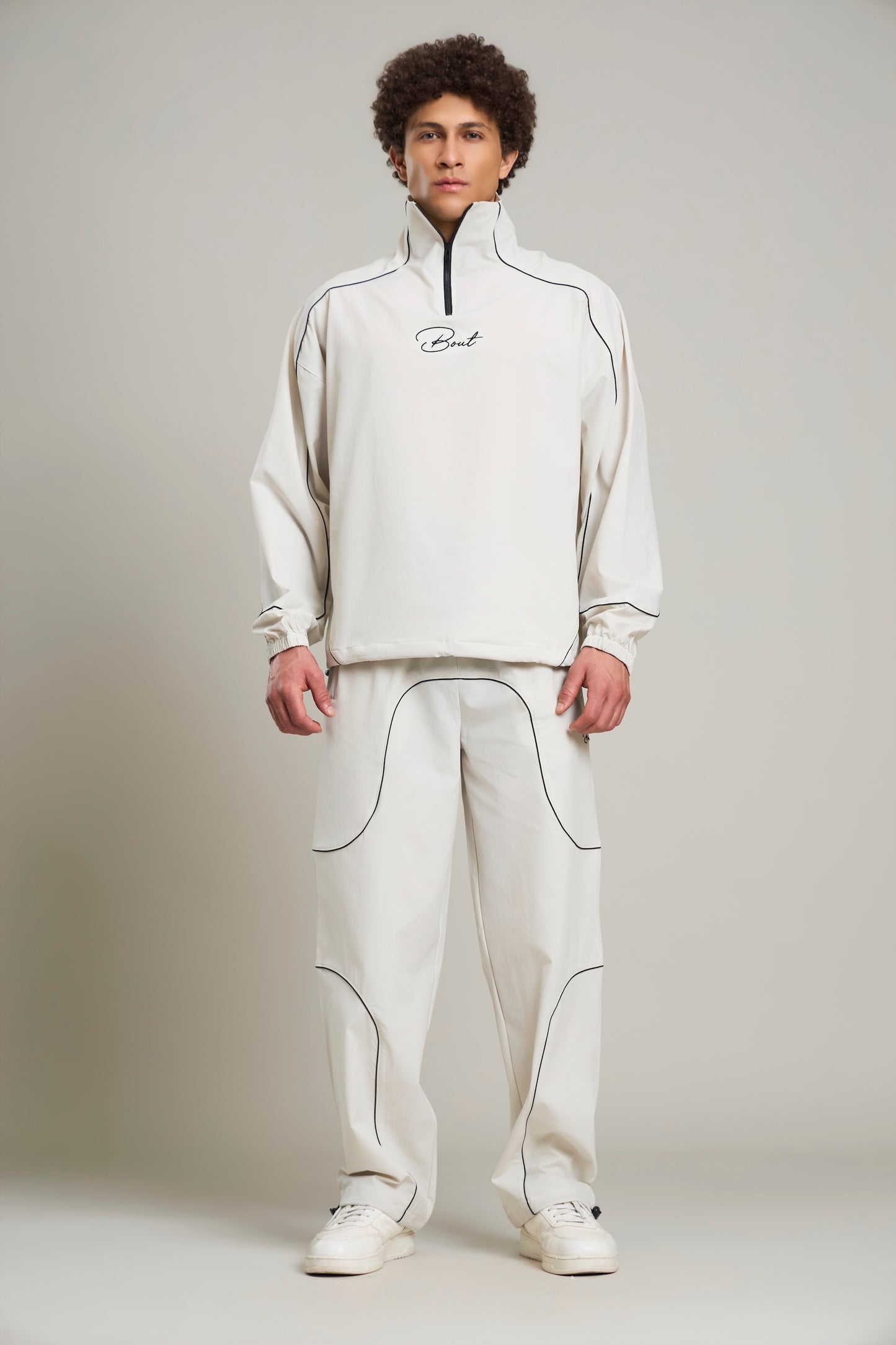 Bout Street Motion Tracksuit Set - Off White