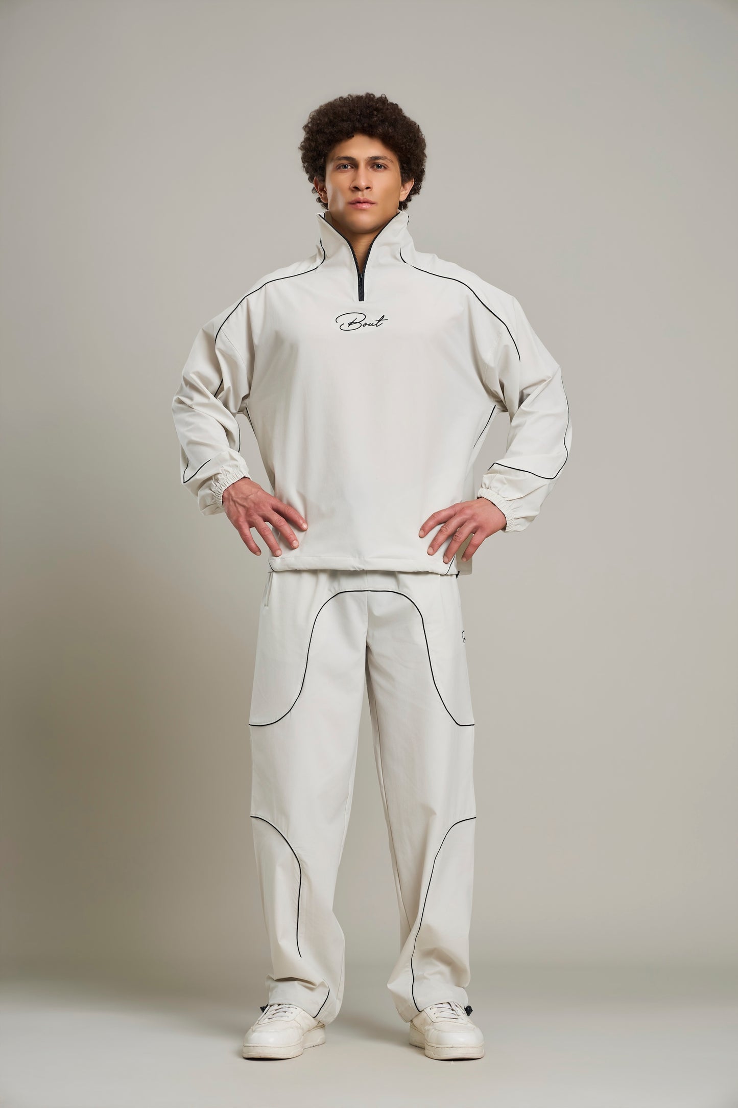 Bout Street Motion Tracksuit Set - Off White