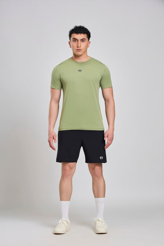 Bout Textured T-Shirt - Military Green