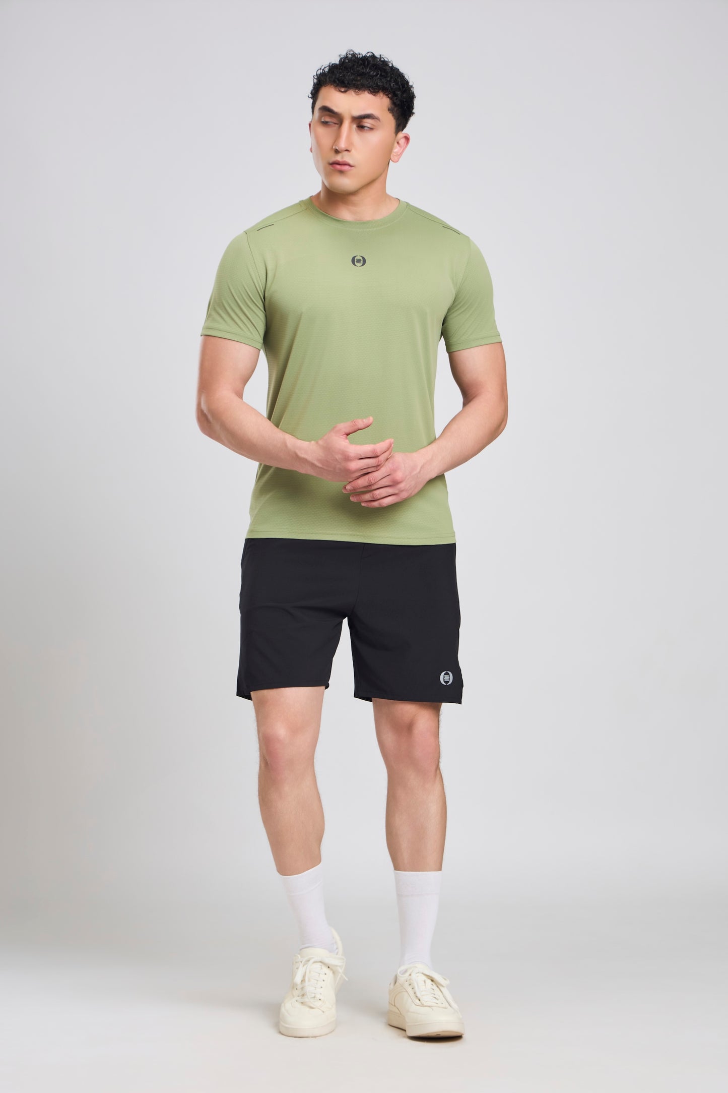 Bout Textured T-Shirt - Military Green
