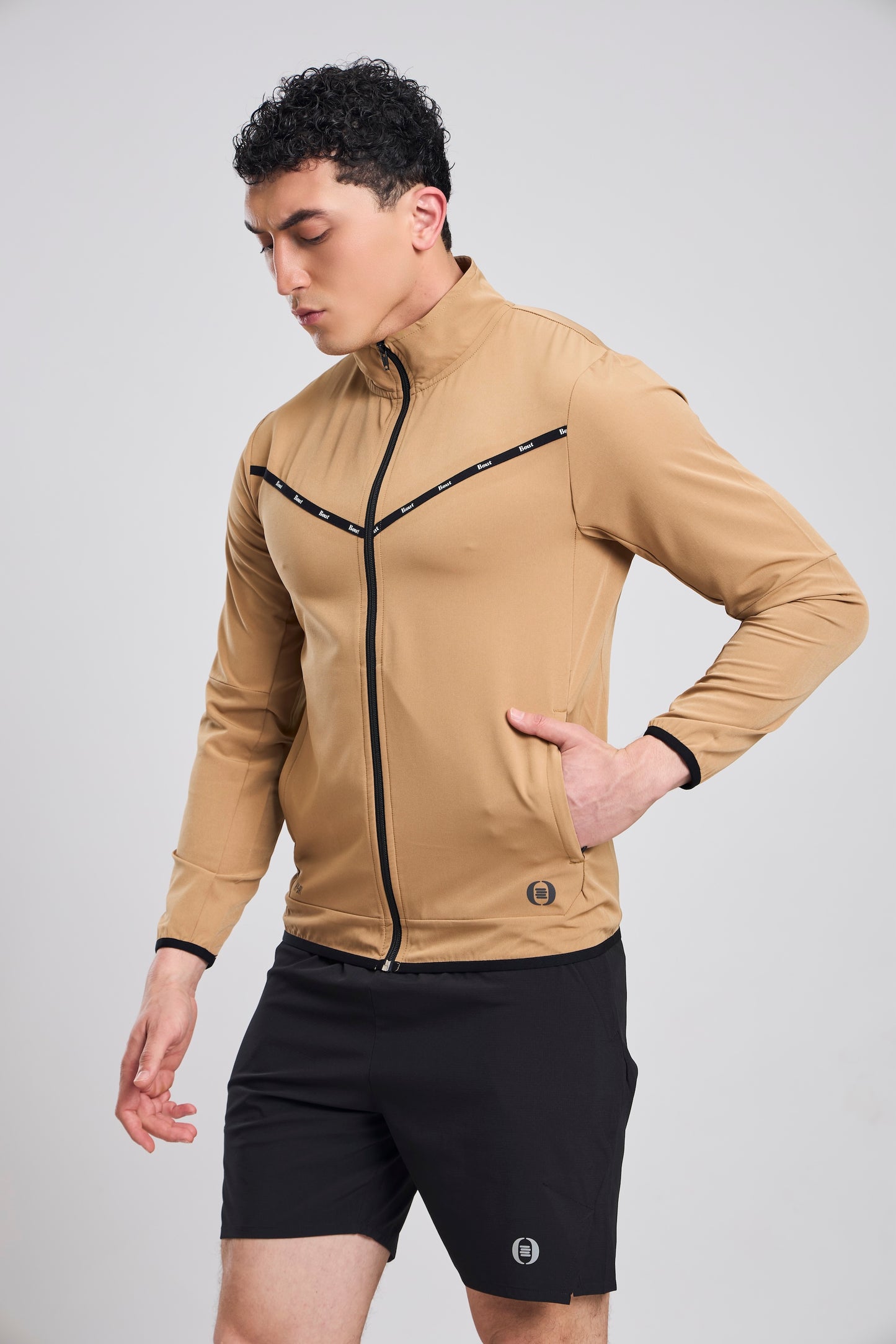 Bout Streetform Track Jacket - Camel Brown