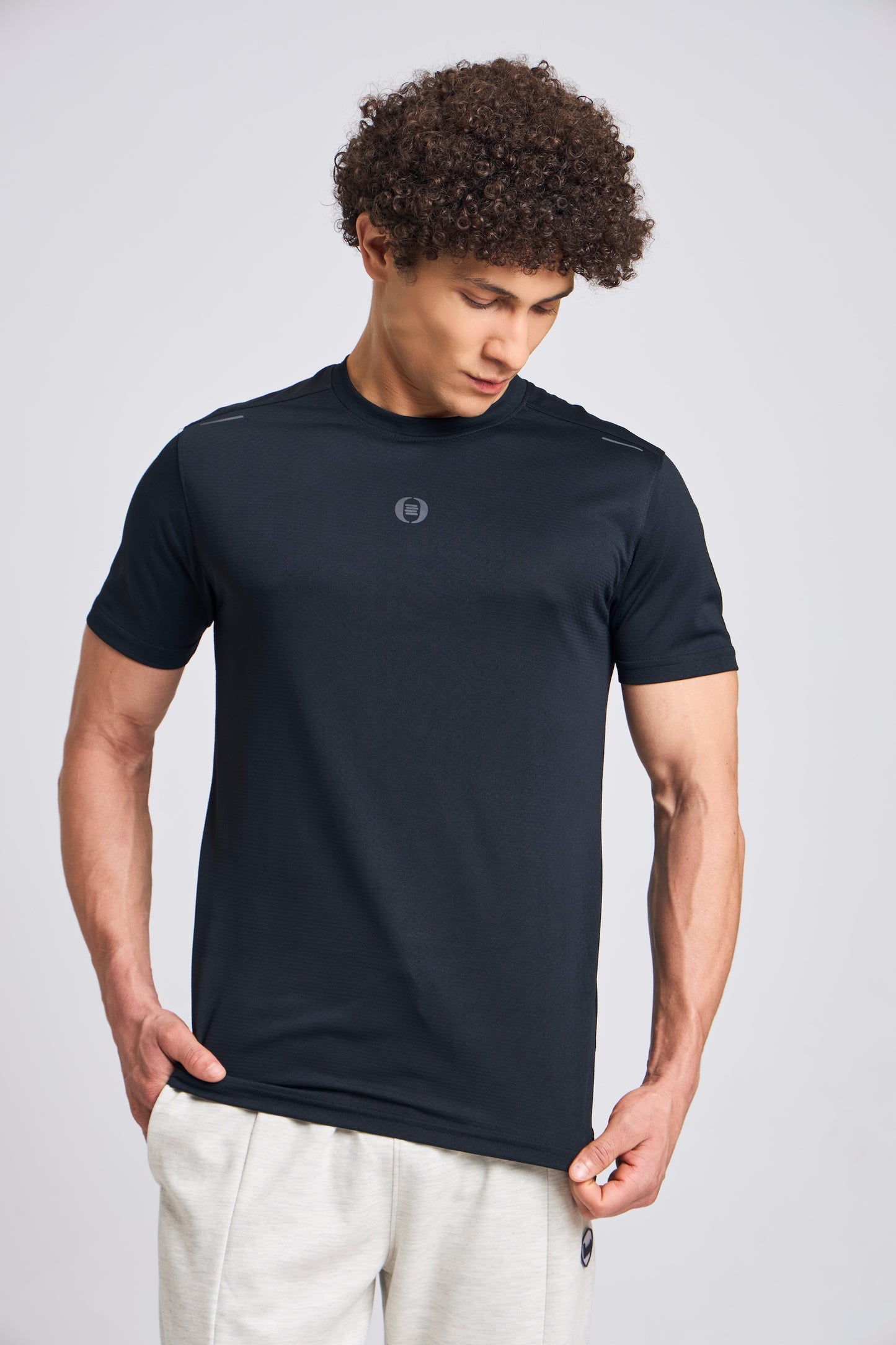 Bout Textured T-Shirt - Black