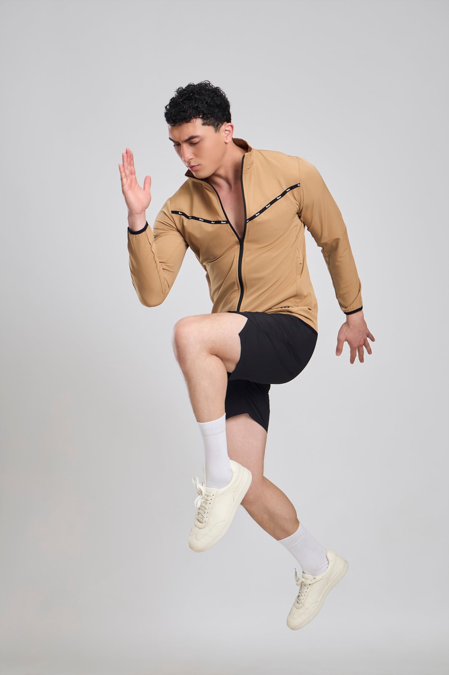 Bout Streetform Track Jacket - Camel Brown