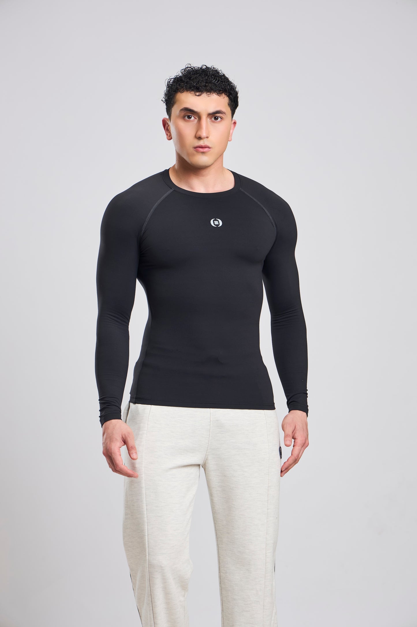 Bout Compression Full Sleeve Tee - Black