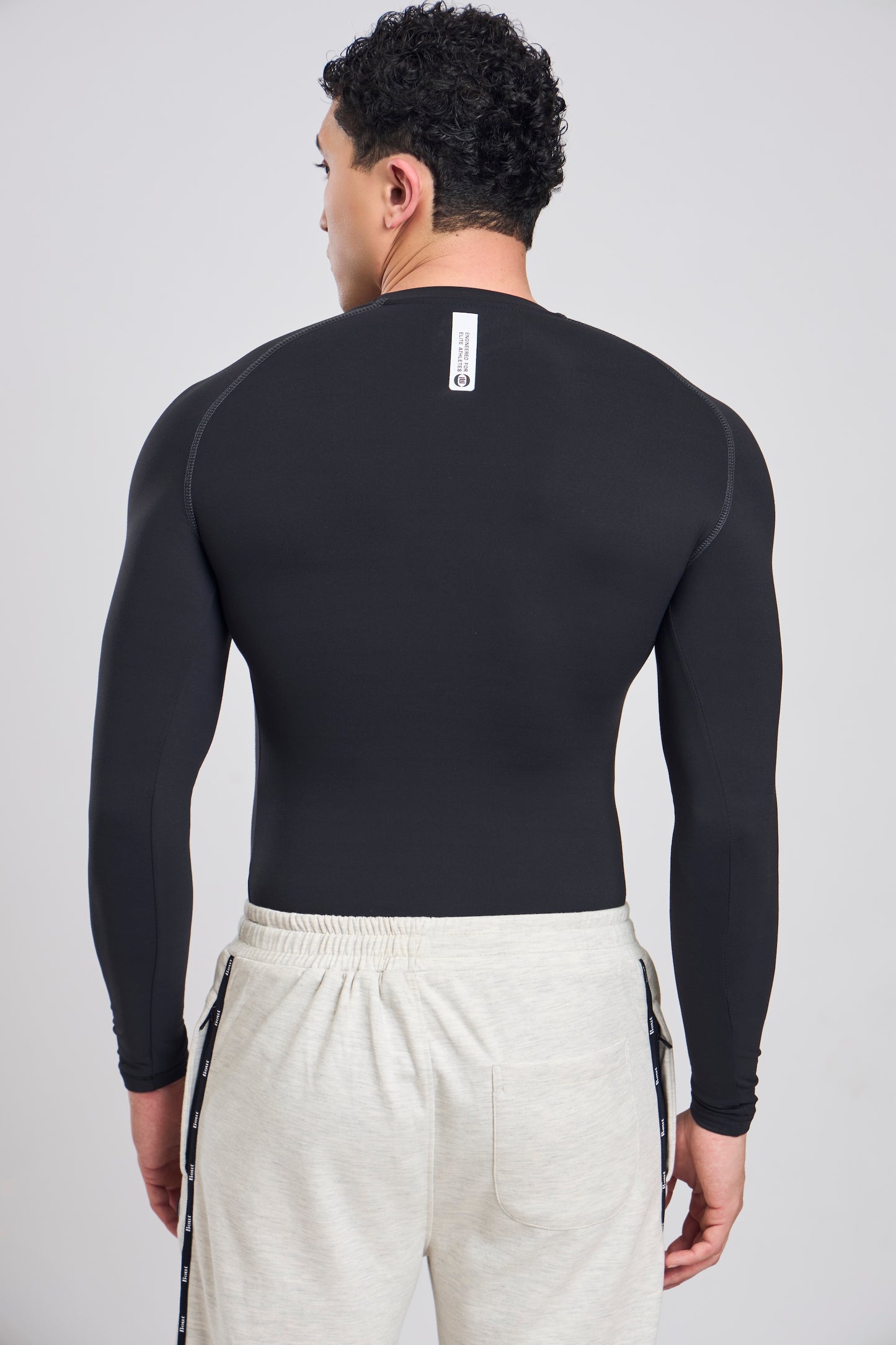 Bout Compression Full Sleeve Tee - Black