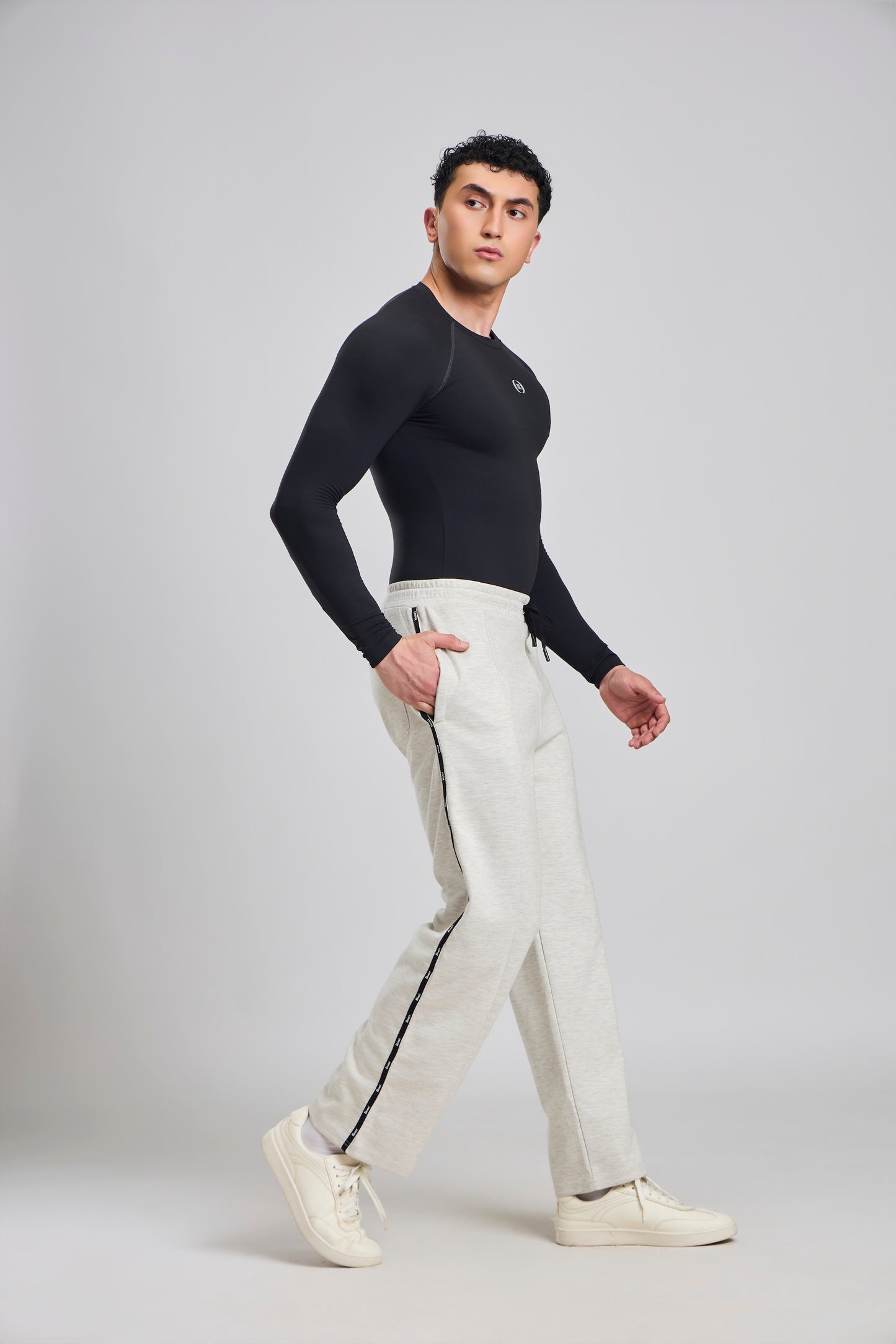 Bout Compression Full Sleeve Tee - Black