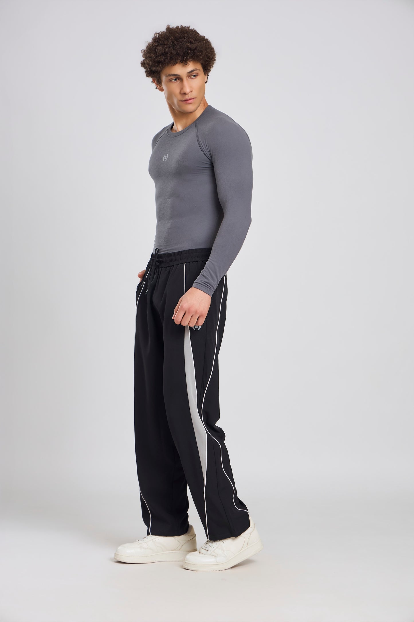 Bout Compression Full Sleeve Tee - Grey