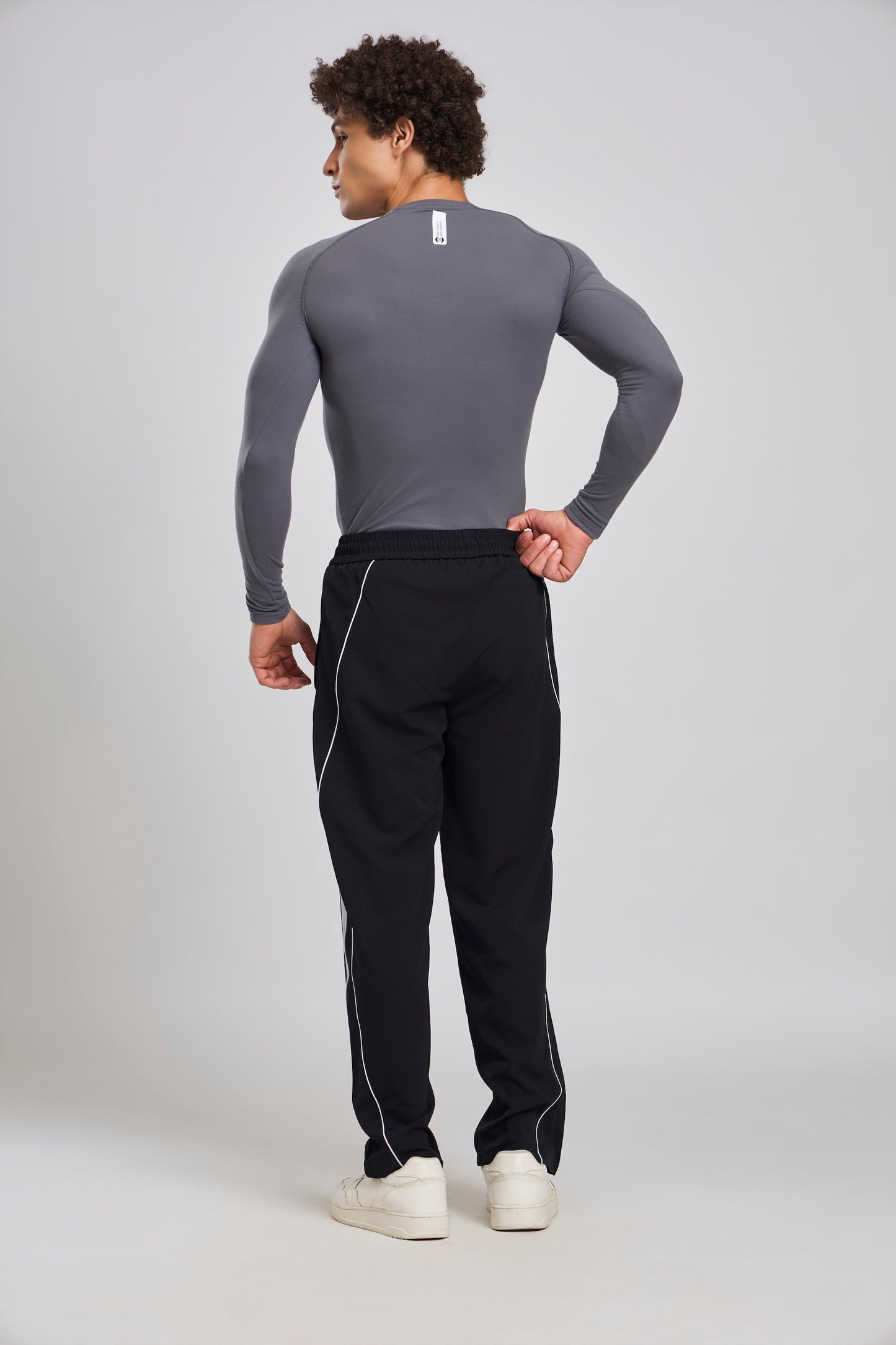 Bout Compression Full Sleeve Tee - Grey