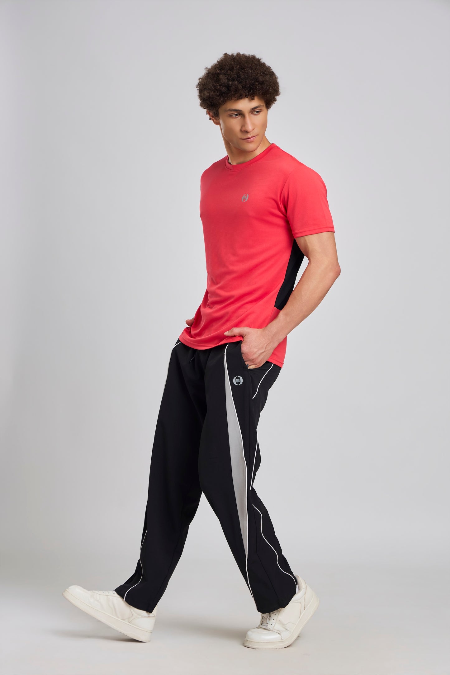 Bout Cut & Sew Active Tee - Coral Red