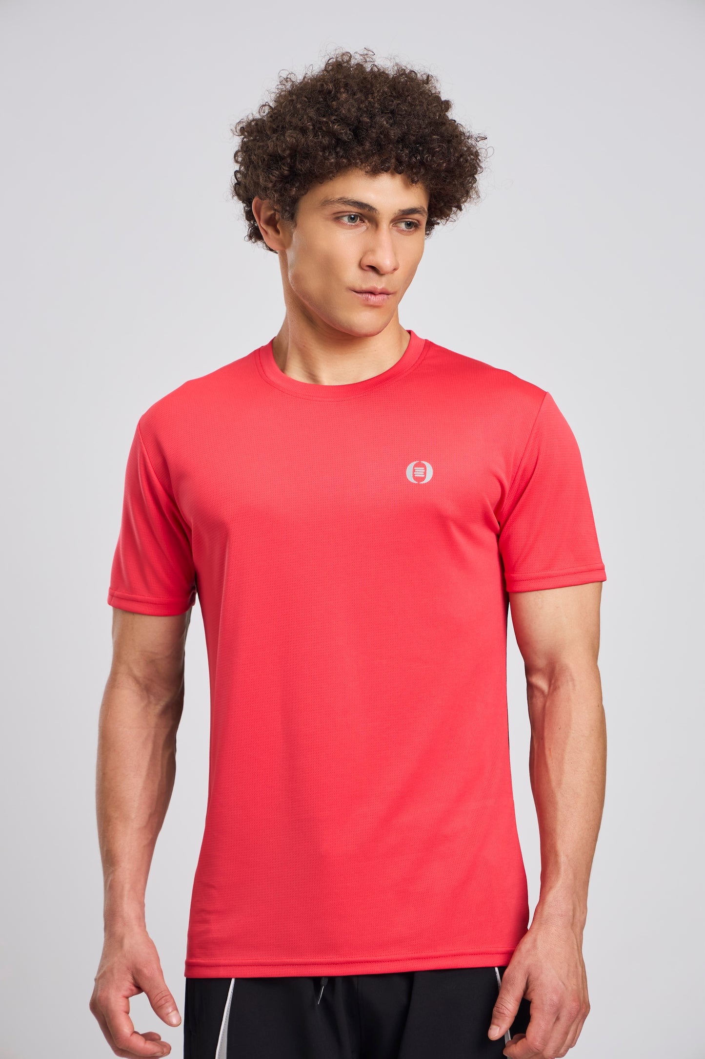 Bout Cut & Sew Active Tee - Coral Red
