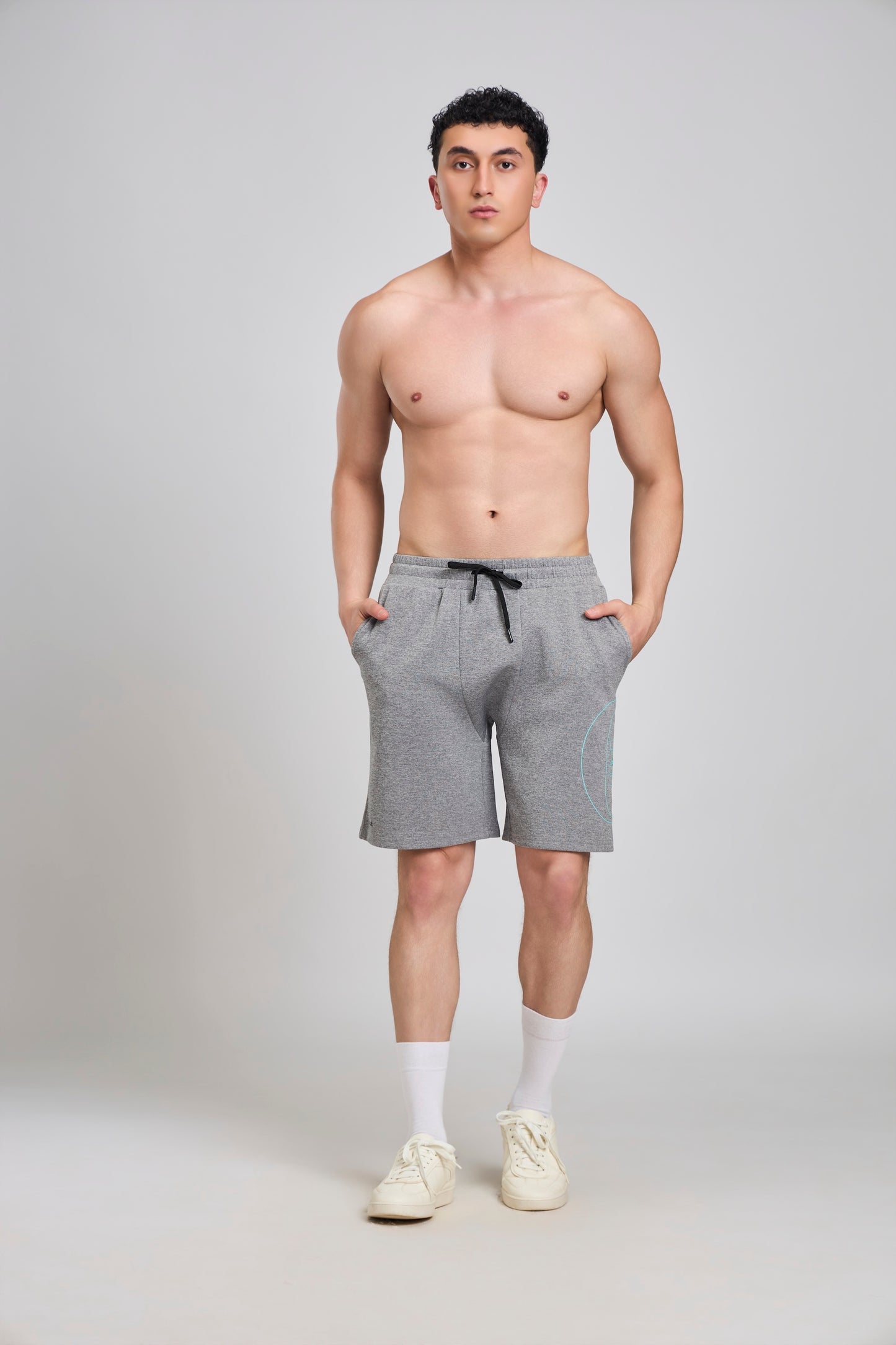 Bout Leisure Performance Shorts - Light Grey