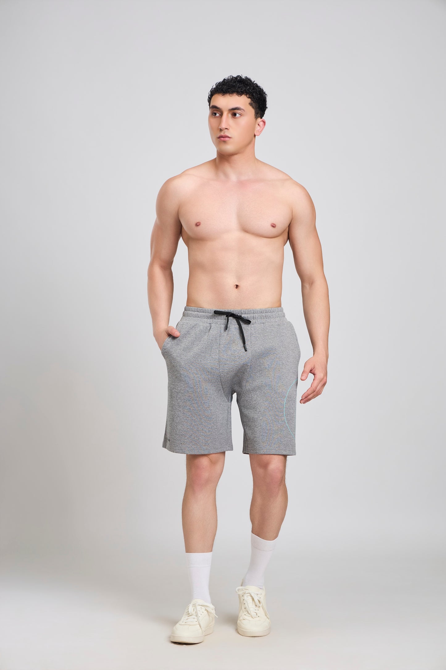 Bout Leisure Performance Shorts - Light Grey