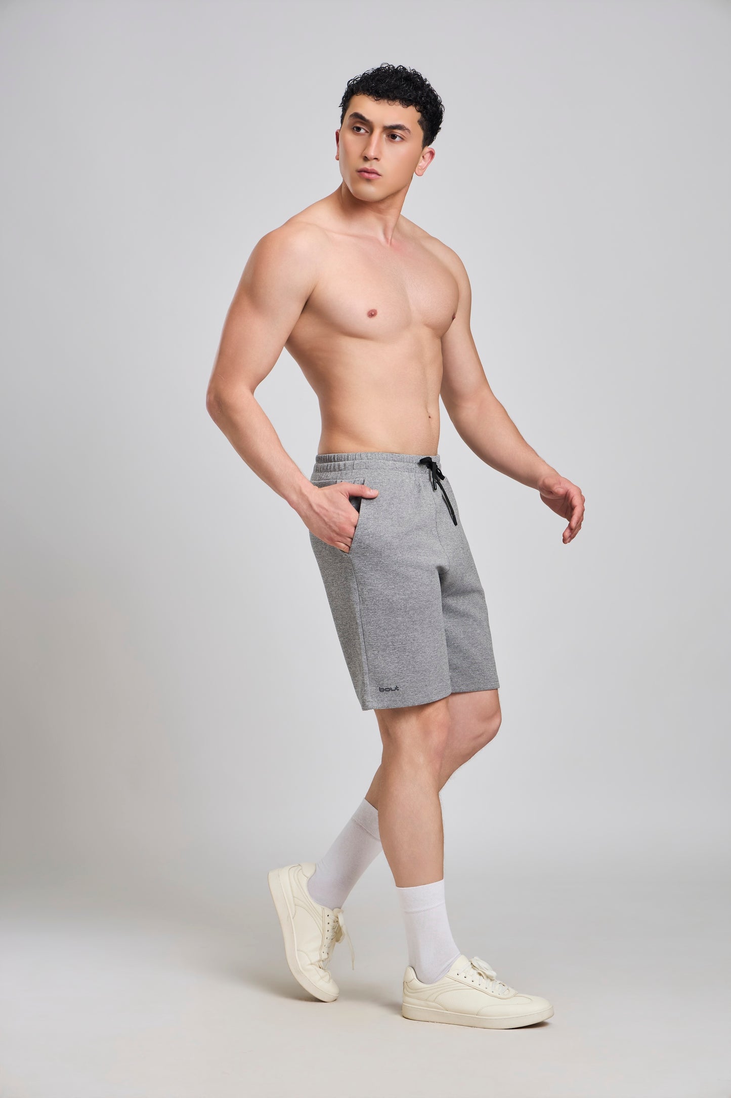 Bout Leisure Performance Shorts - Light Grey
