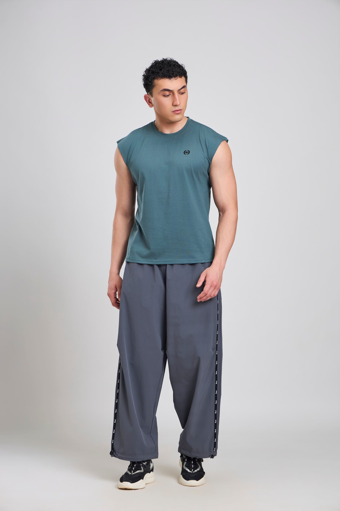 Bout Muscle Tank - Slate Teal