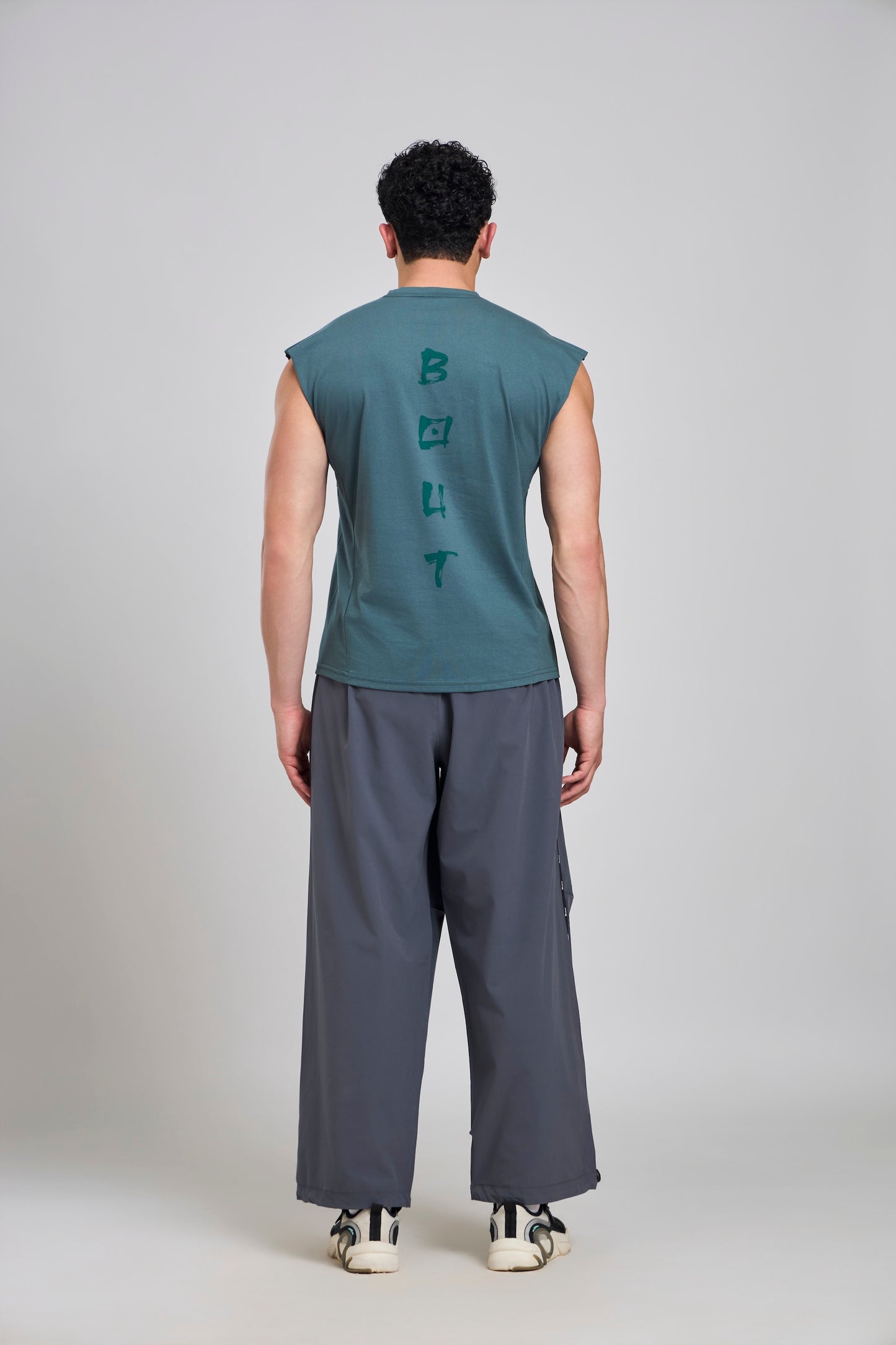 Bout Muscle Tank - Slate Teal