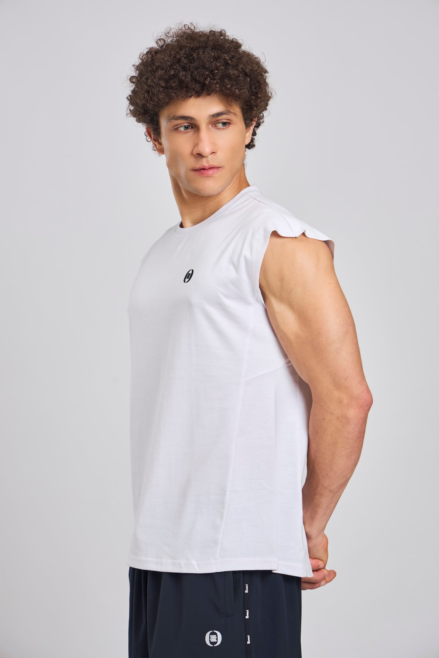 Bout Muscle Tank - White