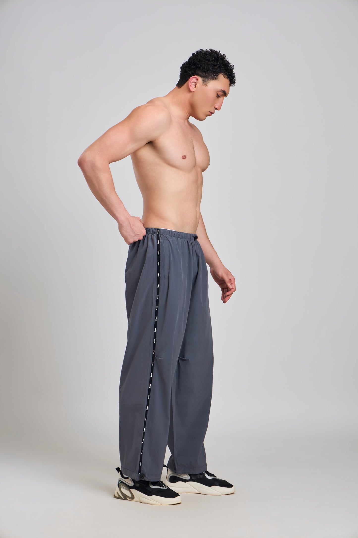 Bout Baggy Fit Training Pants - Dark Grey
