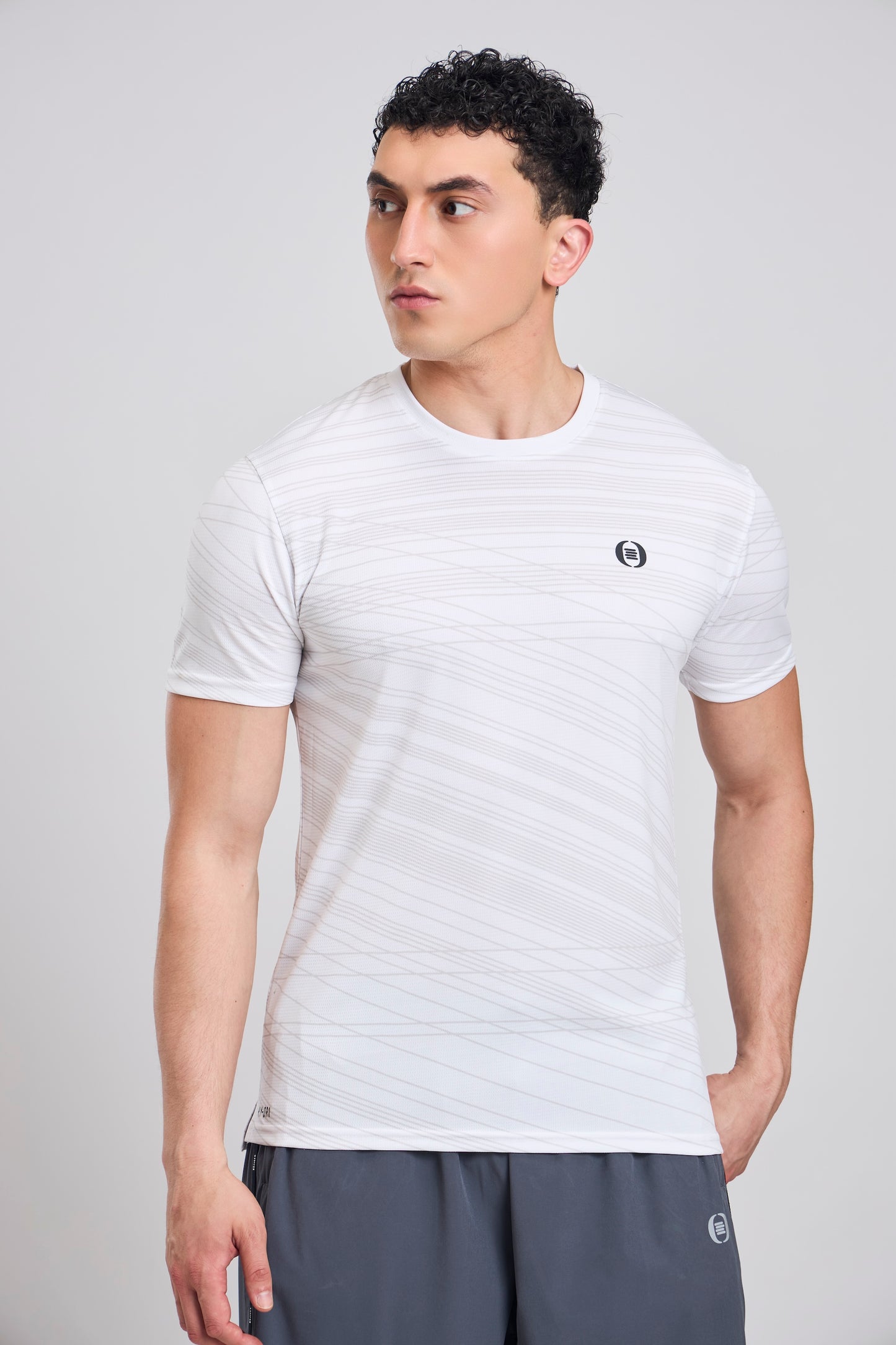 Bout Printed Active Tee - White