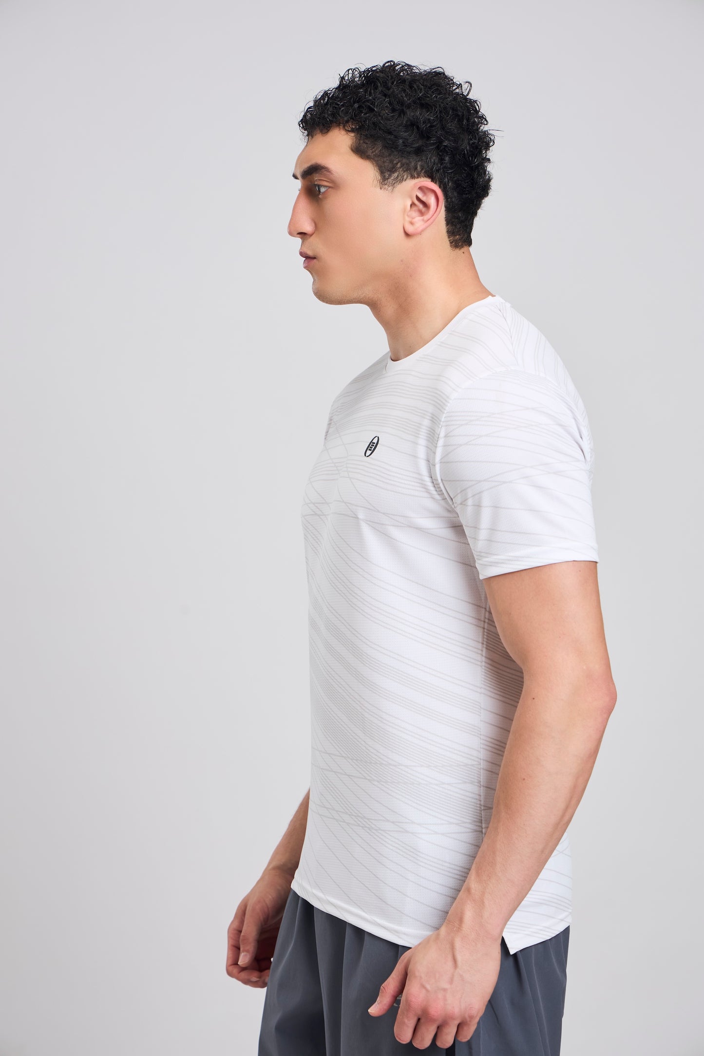 Bout Printed Active Tee - White