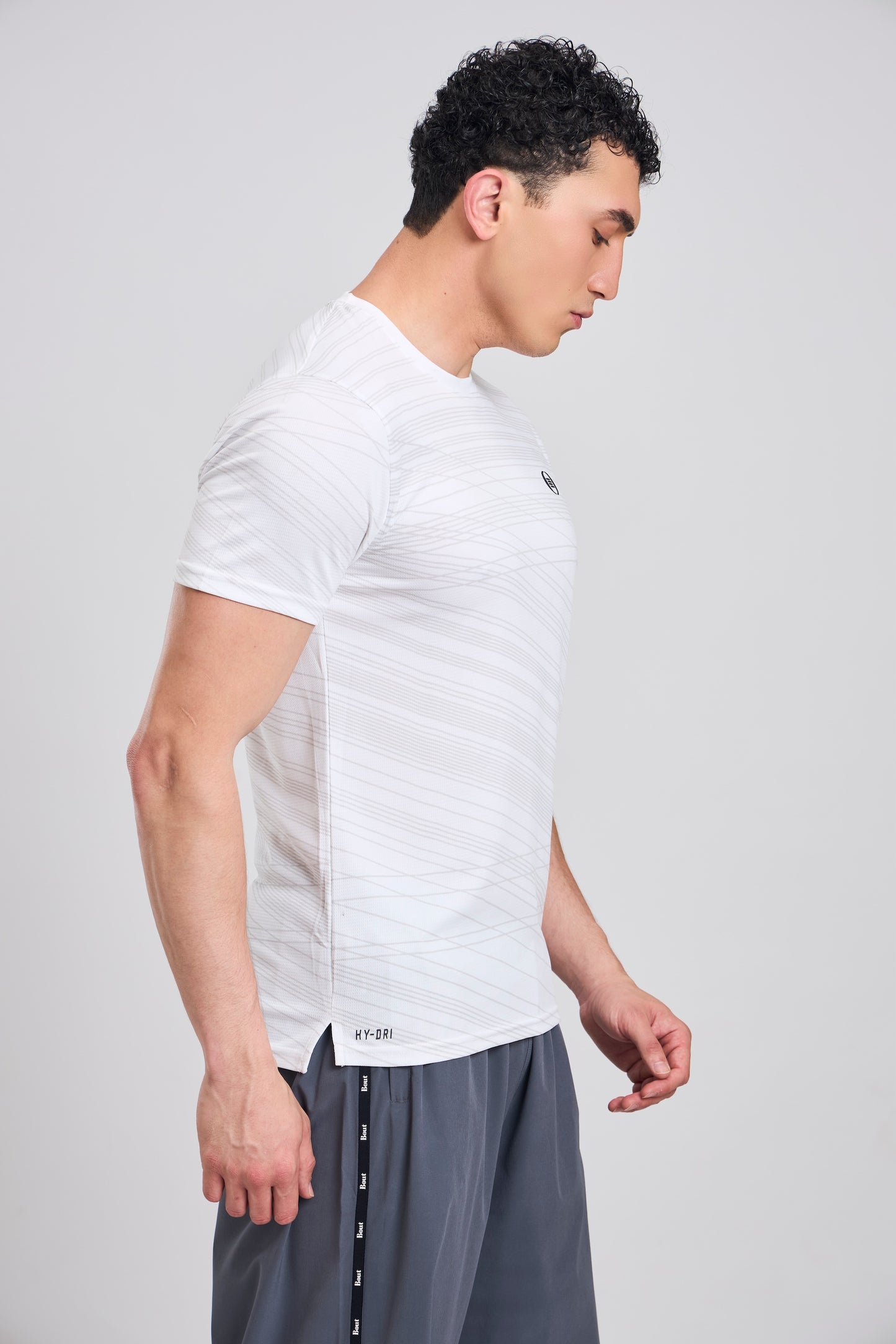 Bout Printed Active Tee - White